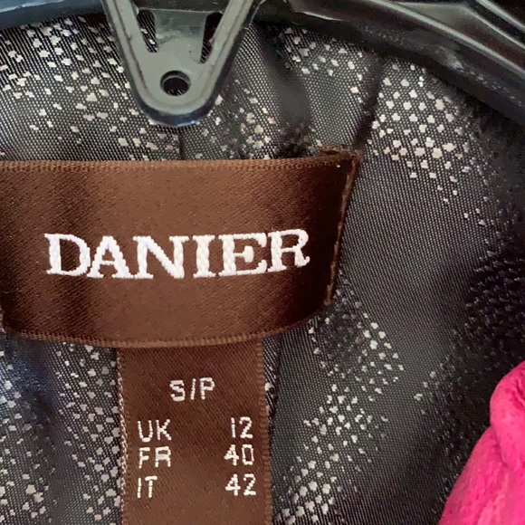 Danier Leather Small Pink  Bomber Jacket - Picture 8 of 12